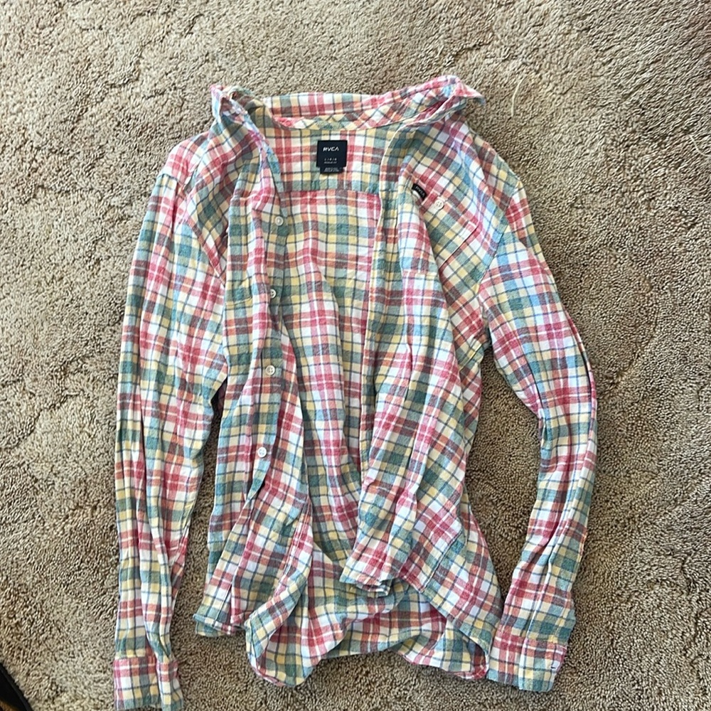 Rvca button down shirt